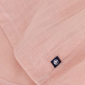 PETIT BATEAU Abito righe fuxia - immagine 3