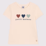 PETIT BATEAU T-shirt stampa cuori
