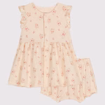 PETIT BATEAU Abito con coulotte stampa fiorellini