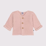 PETIT BATEAU Giacchino tricot rosa