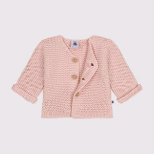 PETIT BATEAU Giacchino tricot rosa - immagine 3