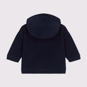 PETIT BATEAU Felpa pile blu - immagine 5