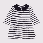 PETIT BATEAU Vestito righe manica lunga