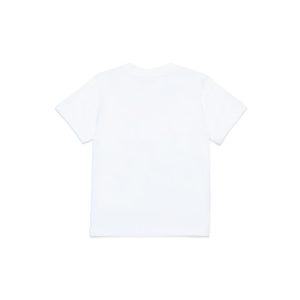 DIESEL T-shirt effetto pittura bianca - immagine 3