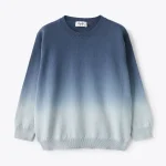 IL GUFO Maglia azzurro dégradé bambino