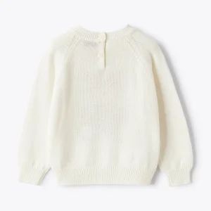 IL GUFO Maglia con orsetto panna - immagine 3