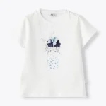 IL GUFO T-shirt con bambolina bambina