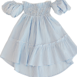 MAGIL Vestito vichy azzurro