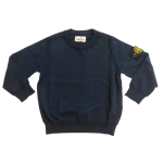 STONE ISLAND Maglia blu bambino (cotone)