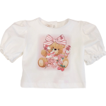 LE BEBE' T-shirt orsacchiotto rosa