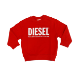 DIESEL Felpa logo rossa