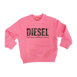 DIESEL Felpa logo fuxia