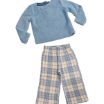 MAGIL Completo con pantalone quadri azzurro