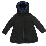 BOMBOOGIE Giubbotto parka blu con nylon blu