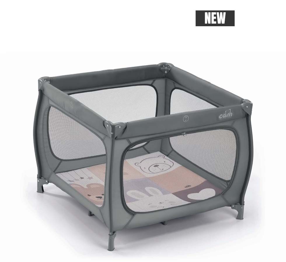 Qbox_Grigio_Grigiochiaro_5.638659663933777247 CAM QBox- Lettino da campeggio - immagine 1