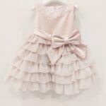 COLORI CHIARI Vestito battesimo/cerimonia bambina rosa