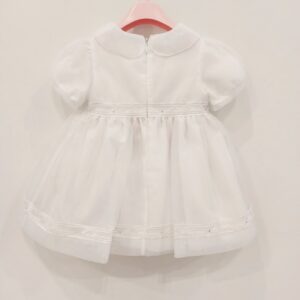MISS BLUMARINE Vestito battesimo/cerimonia bambina bianco - immagine 3