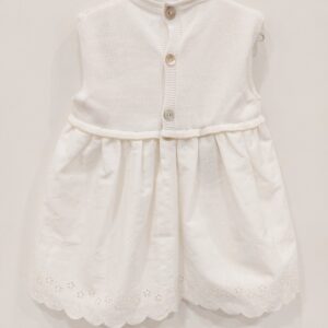 PAZ Abito battesimo latte bambina - immagine 3