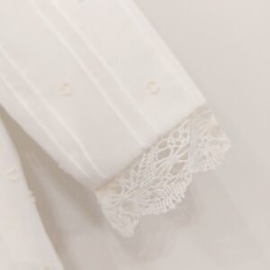 PAZ Abito battesimo latte bambina - immagine 3